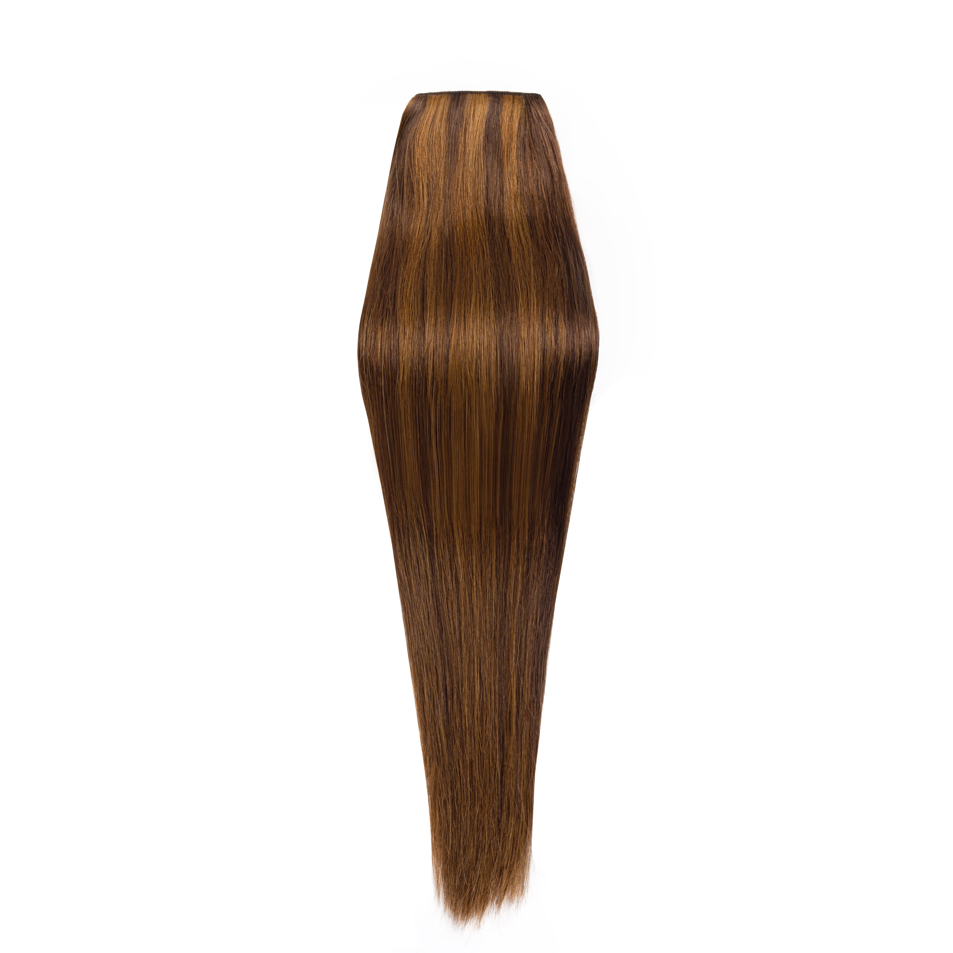 7 Pieces Dimensional Auburn Brown (14 Inches)